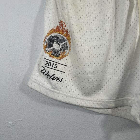 Darc Sports SSDD Shorts Mens Small Off White Mesh Everyday - Picture 2 of 7